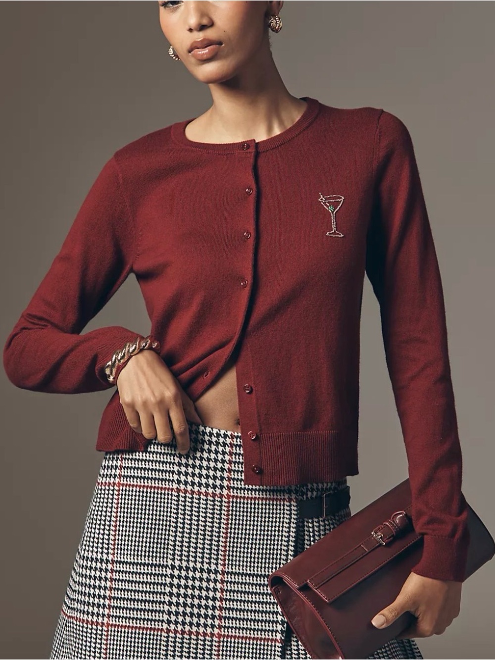 NWT Anthropologie Juliet Beaded Drink Icon Cardigan XXS‎